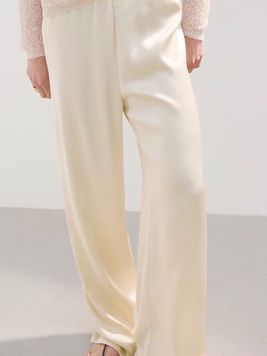 Mango Pants - Mango Satin Trousers - NEW